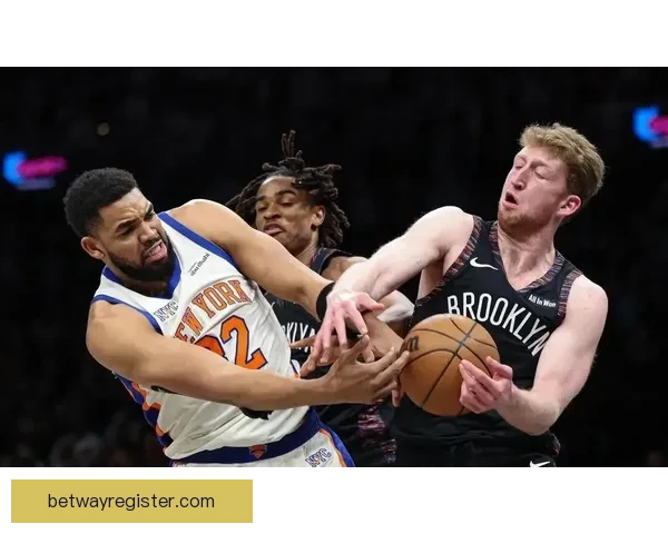 唐斯砍下26分15篮板尼克斯险胜篮网布伦森助攻突出米诺特发挥难阻败局